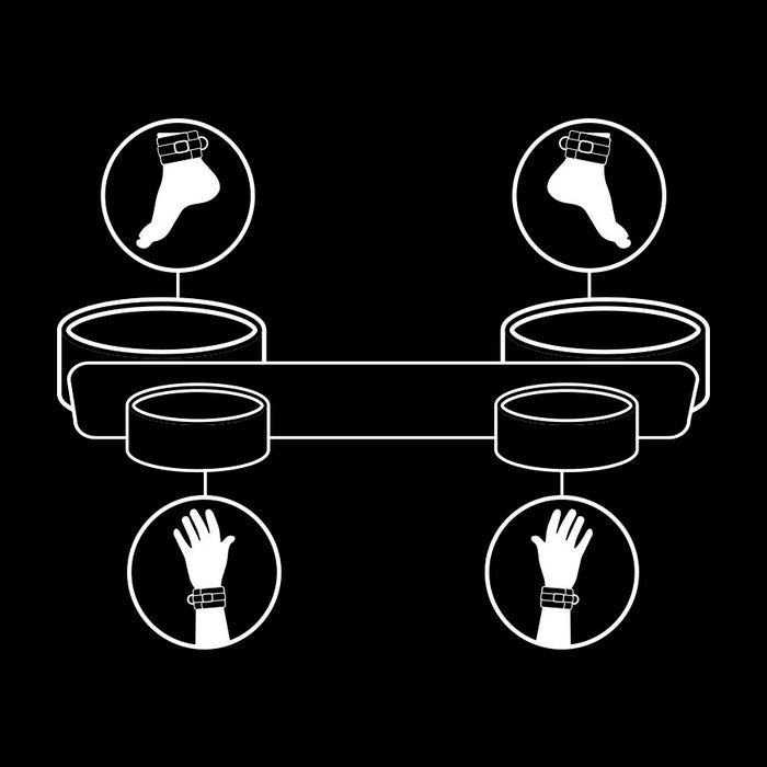 Fetish Submissive - Barra Separadora Bondage Con Forro De Nopreno