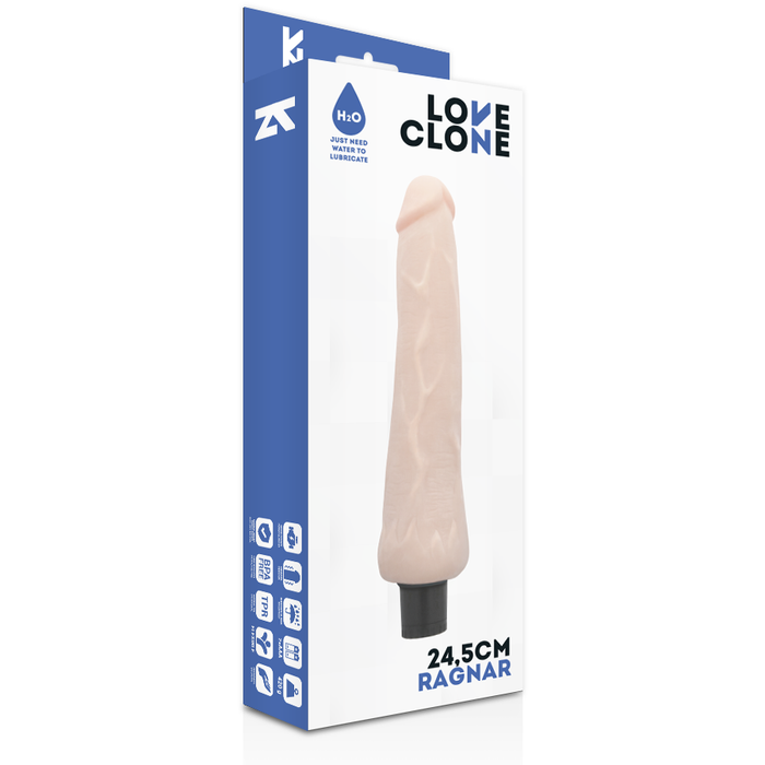 Loveclone - Ragnar Self Lubrication Vibrador 24.5 Cm -O- 3.5 Cm