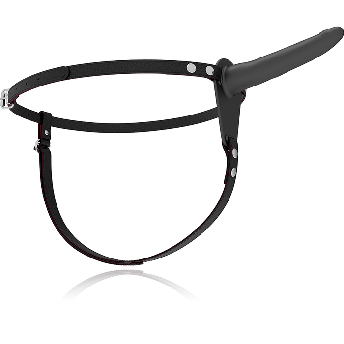 Fetish Submissive Harness - Silicona Negro 15 Cm