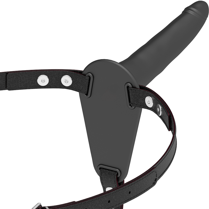 Fetish Submissive Harness - Silicona Negro 15 Cm