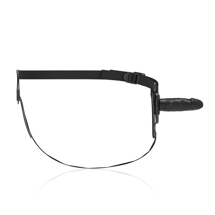 Fetish Submissive Harness - Silicona Negro Realistic 15 Cm