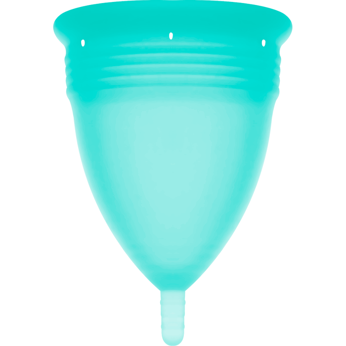 Stercup - Copa Menstrual Fda Silicona Aquamarina - Talla S