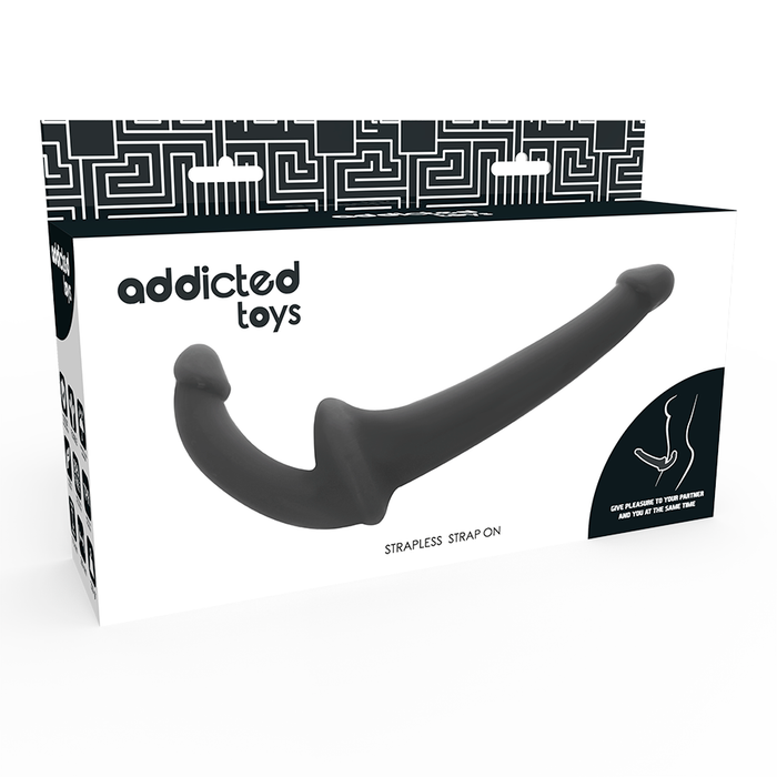 Addicted Toys - Dildo Con Arnés Sin Sujección Negro