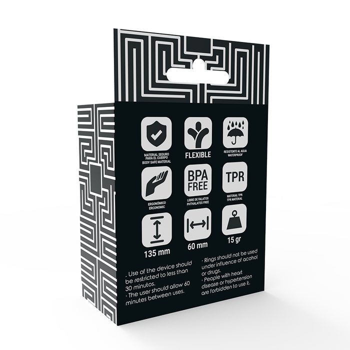 Addicted Toys - Set Anillos Pene Y Testiculos - Ahumado