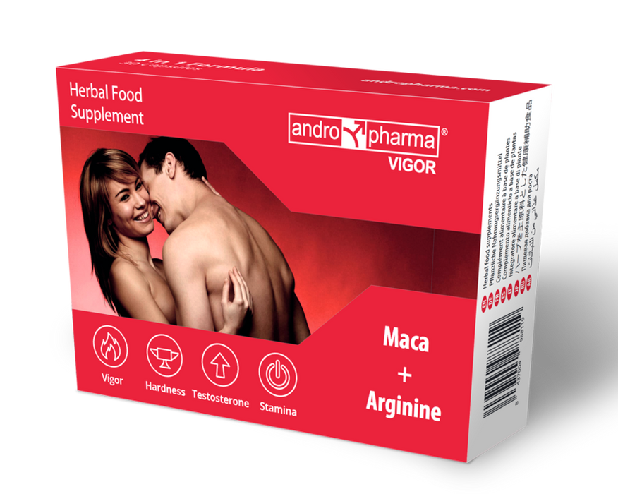 Andropharma Vigor Suplemento Potenciador Líbido 1 Caja