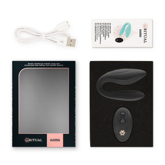 Rithual Kama Control Remoto Para Parejas Azabache