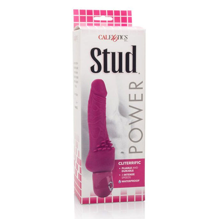 Power Stud Cliterrific Vibrador Realístico Rosa