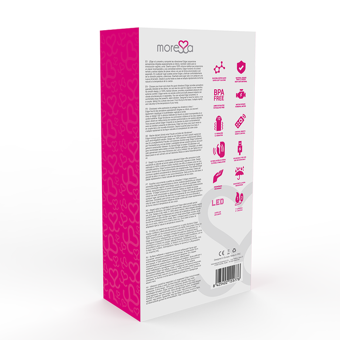 Moressa - Edgar Set Duo Huevo Remoto Y Mando Con Vibracion Incorporada Premium Silicone Control Remoto