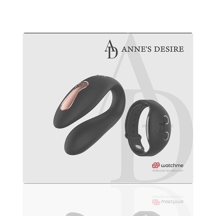 Anne'S Desire - Dual Pleasure Tecnología Watchme Negro