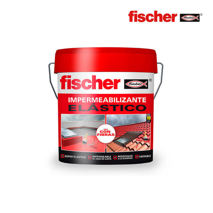 Impermeabilizante 1l Blanco Con Fibras 558430 Fischer