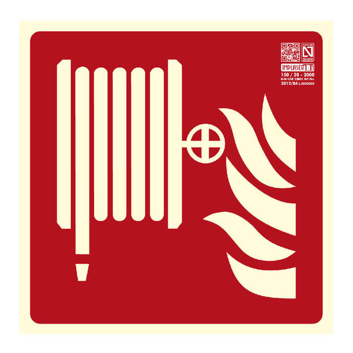 Implaser Ex204n Señal Boca De Incendio 21x21cm