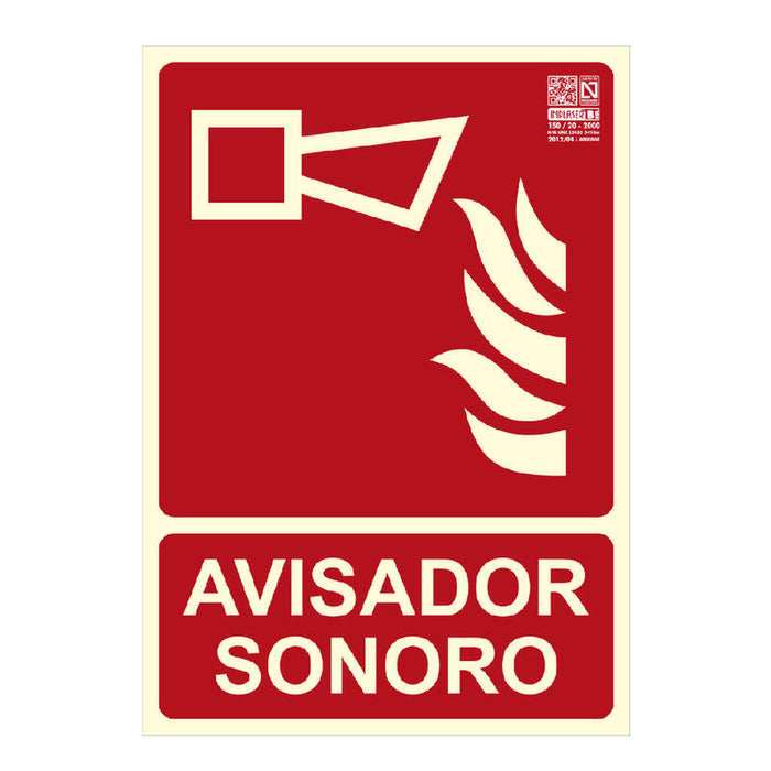 Implaser Ex213n-A4 Señal Avisador Sonoro 29,7x21cm