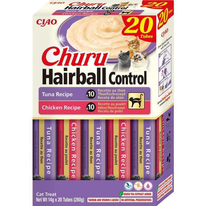 Inaba Cat Churu - Bolas De Pelo Variedad Para Gatos (20 Unidades, 14 G, 280 G)