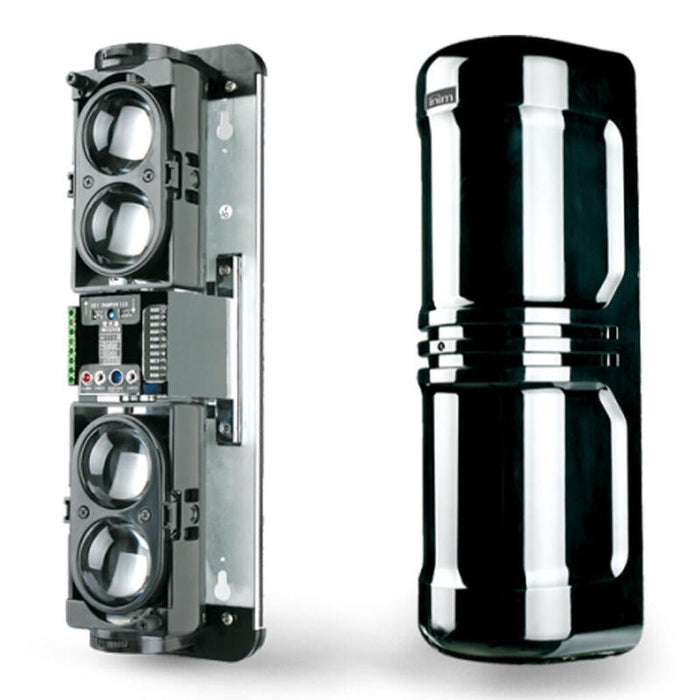 Inim Bdx-Q200 Barrera Óptica De Cuádruple Haz De 200 M