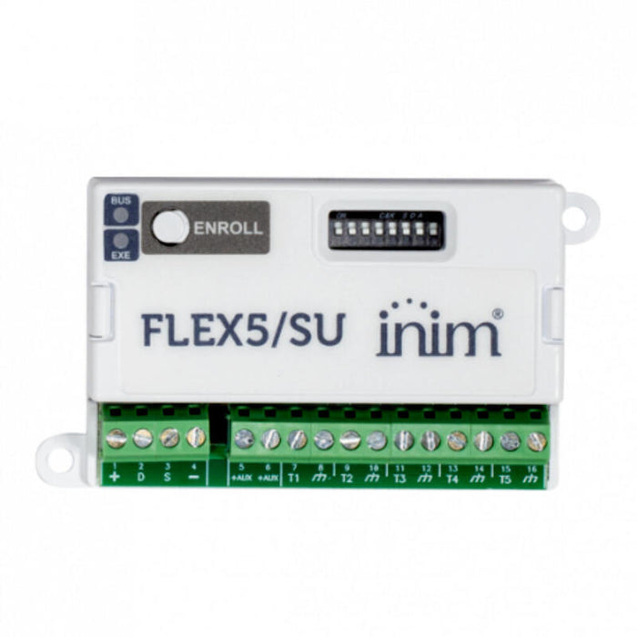 Inim Flex5/Su Modulo Expansor De 5 Terminales De Entrada/Salida. Grado 3