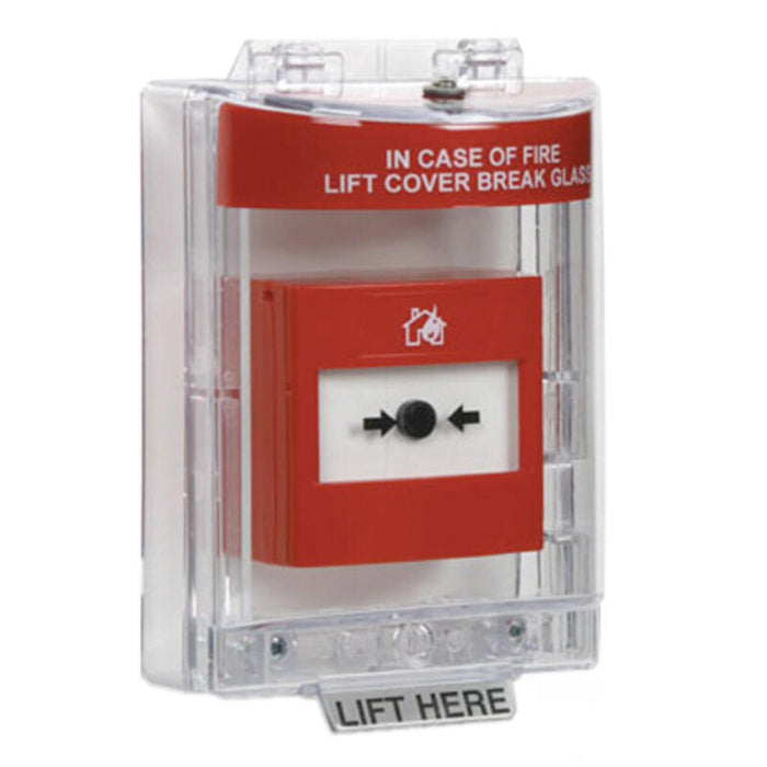 Inim Iacpp20 Tapa Resistente A La Intemperie Para Pulsadores Manuales Con Zumbador De Apertura