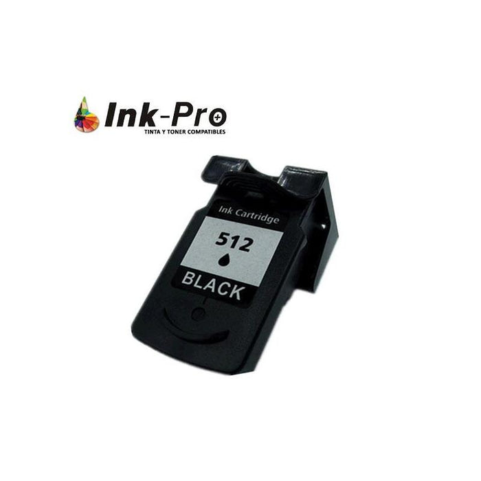 Inkjet Inpro Canon Pg512 Negro Remanufacturado (Marca Nivel De Tinta)