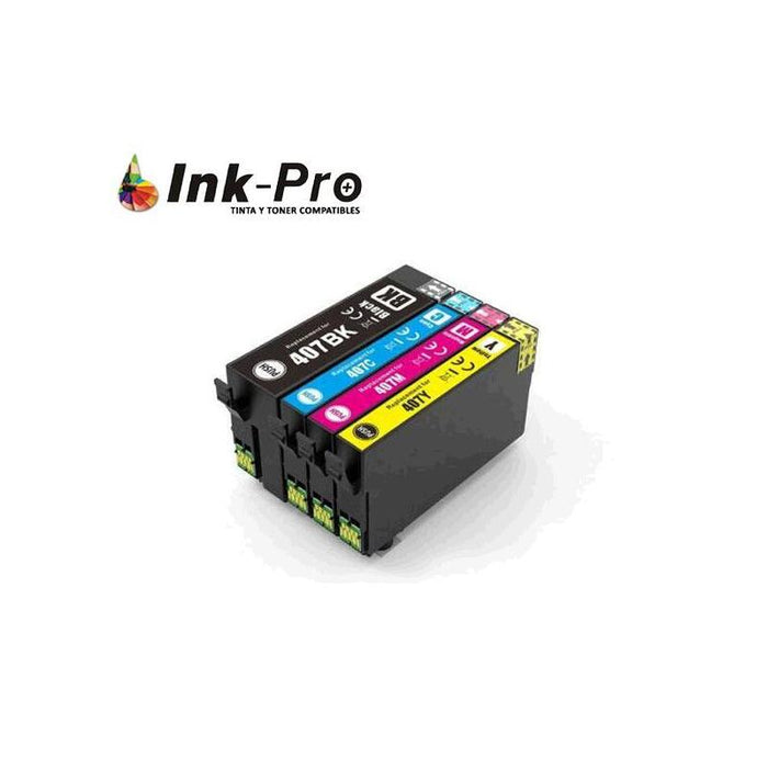 Inkjet Inpro Epson E407xl Cian 1.900 Pag. Premium