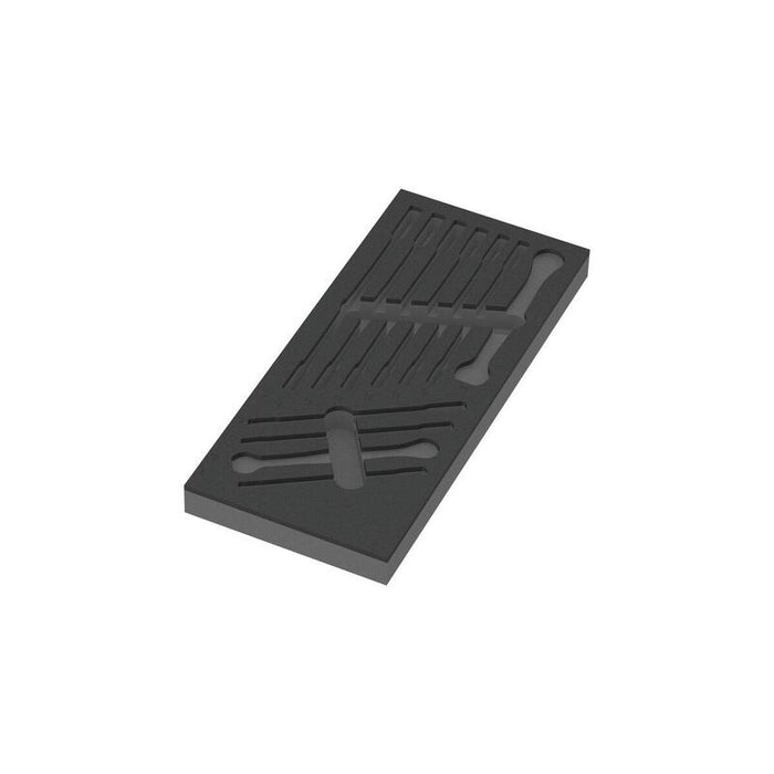 Inserto De Espuma Wera 9830 Para El Juego Joker 6000 1, Vacío, Negro/Gris, Para El Carro De Taller Tool Rebel 5137330001