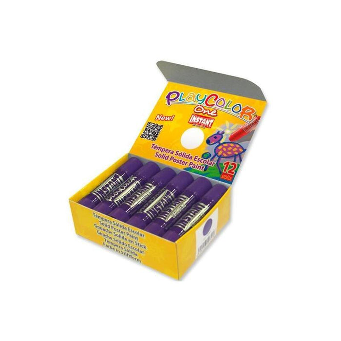Instant Témperas Sólidas Basic One Barra 10gr Caja 12u Lila