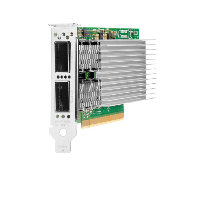 Intel E810-Cqda2 Adaptador De Red Pcie 4.0 X16 100 Gigabit Qsfp28 X 2 Para Edgeline E920 Proliant Dl325 Gen10 Dl345 Gen10 Dl360 Gen10 Dl380 Gen10 Dl385 Gen10