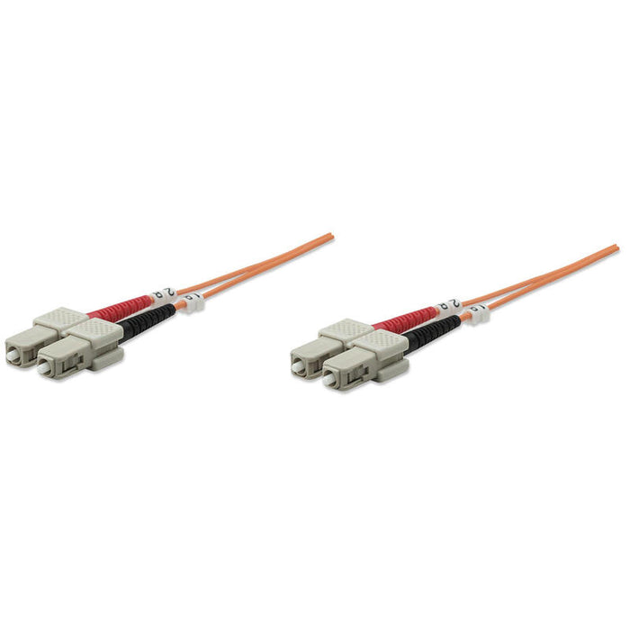 Intellinet 3m Sc/Sc Cable De Fibra Optica Om1 Naranja