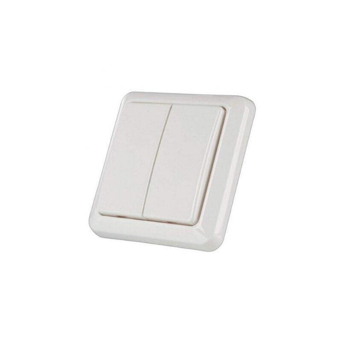 Interruptor Inalambrico Doble De Pared Awst-8802 Coco By Trust