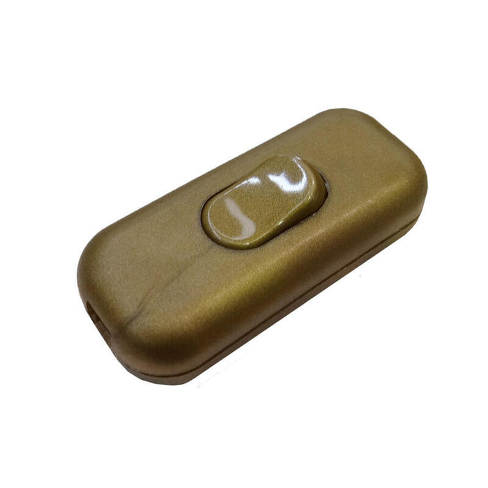 Interruptor Unipolar  2a Montado Oro