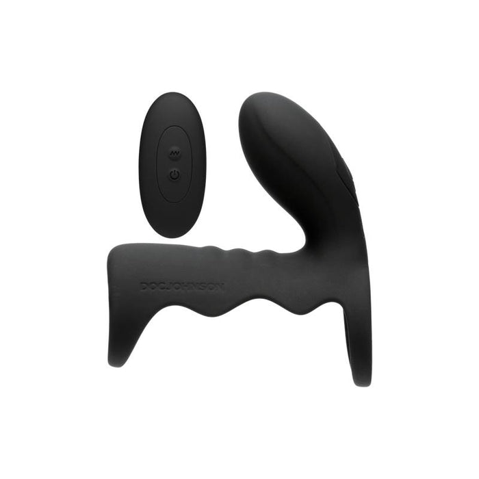 Jaula Para El Pene Con Vibración Y Control Remoto Negro