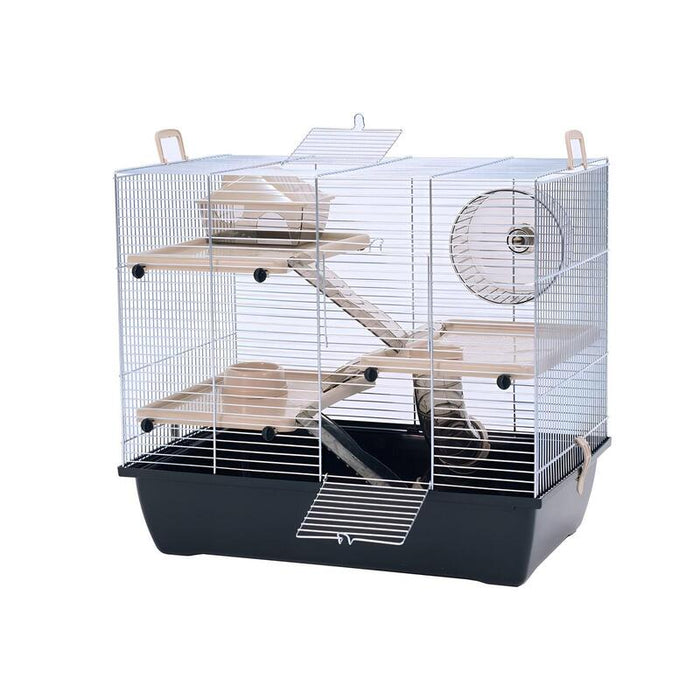 Jaula Para Un Hamster Inter-Zoo Pinky 3 Zinc Black