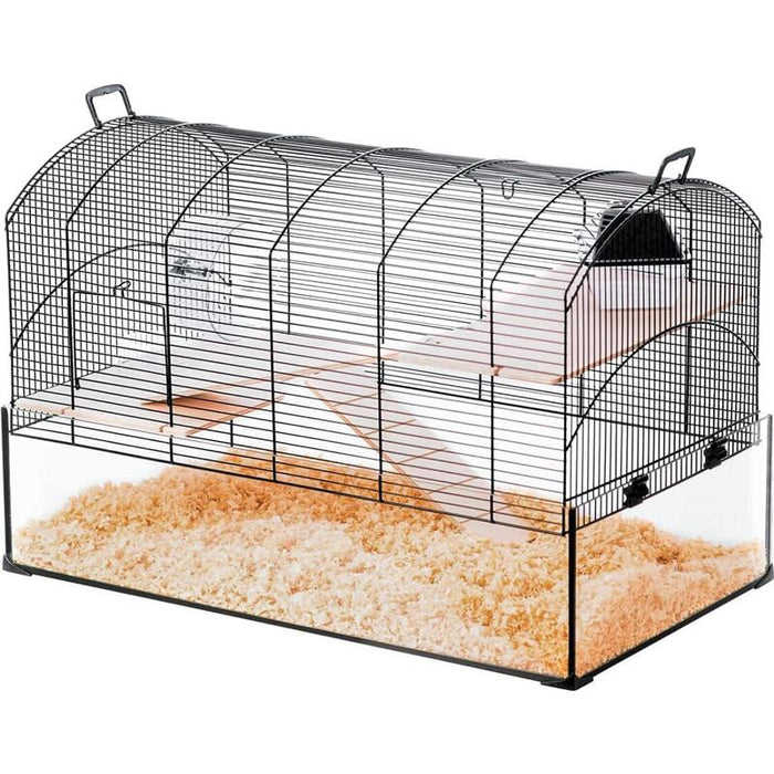 Jaula Zolux Neopanas Xl Con Cubeta De Vidrio Negra