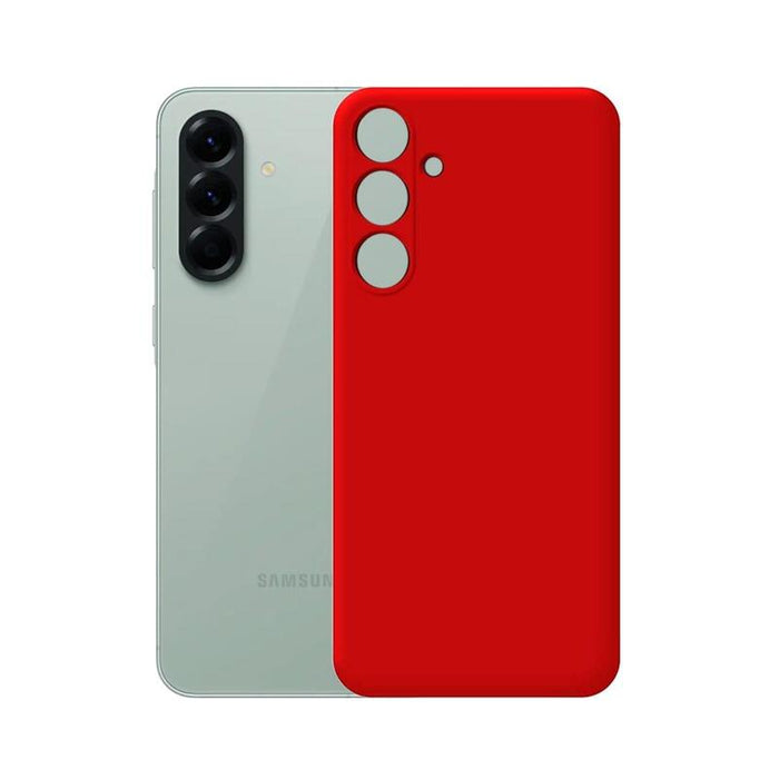 Jc Funda Trasera De Silicona En Color Rojo Samsung Galaxy A56