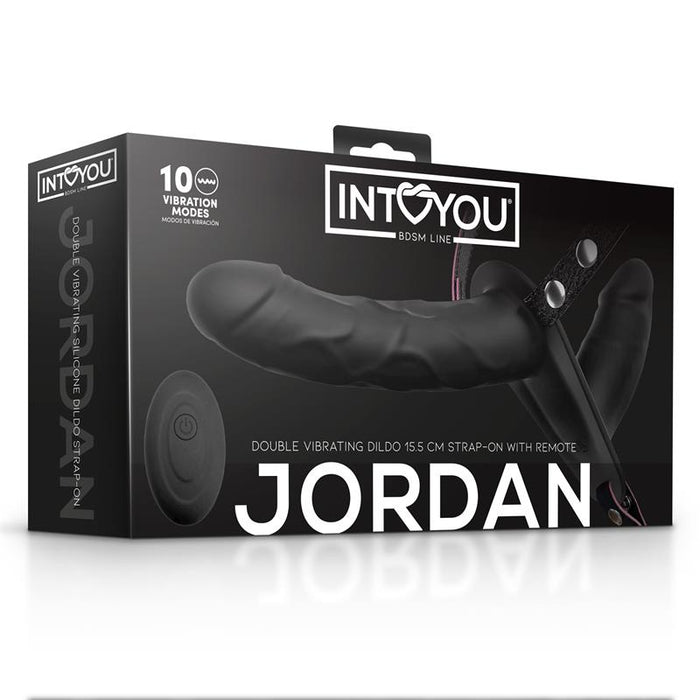 Jordan Arnés Dildo Doble Con Vibración Y Control Remoto
