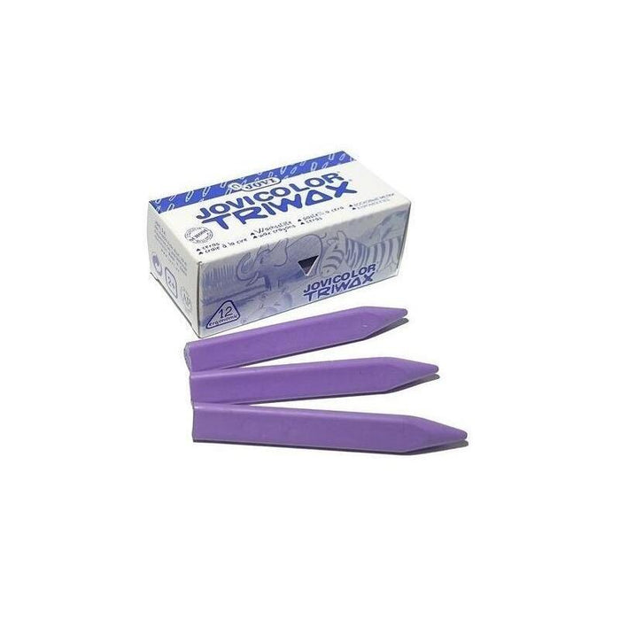 Jovi Ceras Jovicolor Triwax 82mm Lila Caja -12u-
