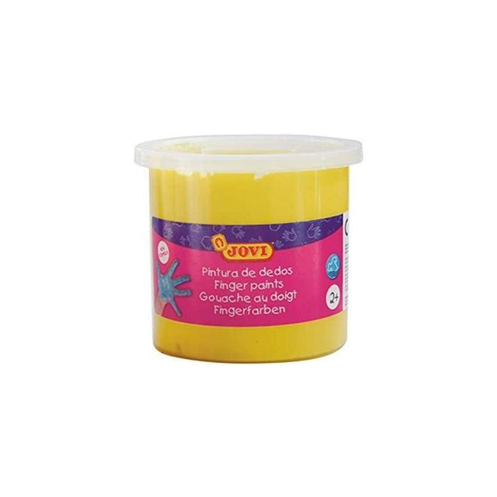 Jovi Estuche 5 Botes Pintura De Dedos 125ml Amarillo