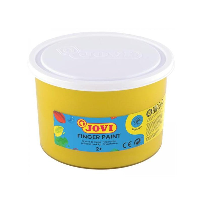 Jovi Finger Paint Bote De 500ml Pintura De Dedos - Ingredientes Naturales - Colores Mezclables - Textura Gelatinosa -