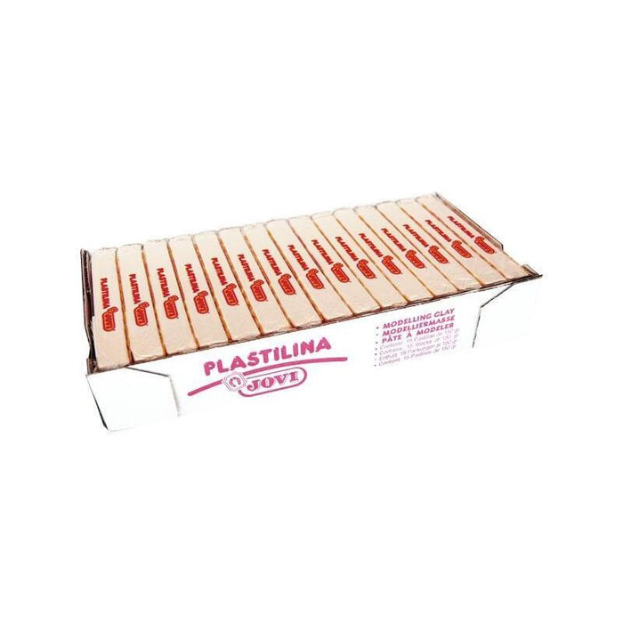 Jovi Plastilina School Caja 15 Pastillas 150gr Blanco