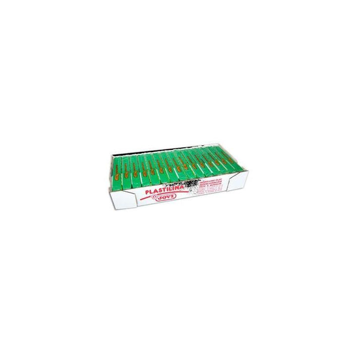 Jovi School Plastilina Pastillas De 150 Gr Verde Claro Caja De 15