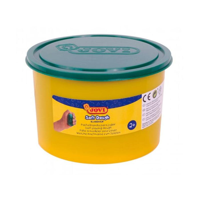 Jovi Soft Dough Blandiver Bote De 460gr - Pasta Blanda Y Flexible - Facil De Amasar Y Moldear - Ideal Para Iniciacion