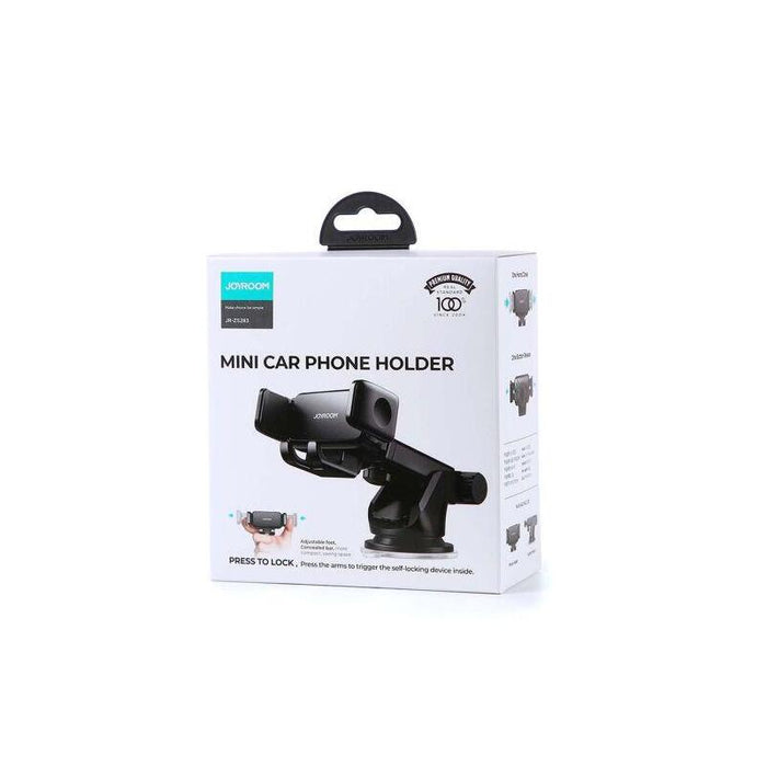 Joyroom Car Mount Clamp Holder 360 Rotation (Dashboard Version) 4.7-6.7 Inch, Black (Jr-Zs283)