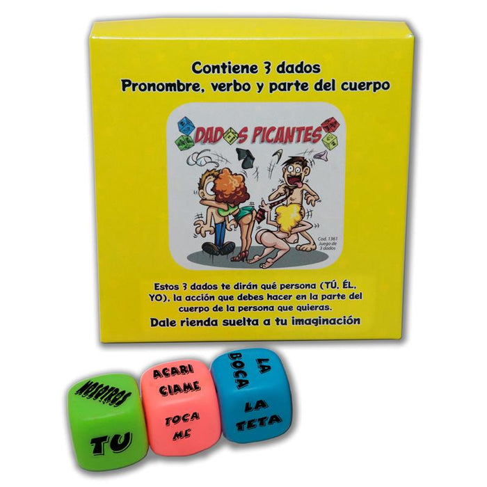 Dados Picantes Juego De 3 Dados