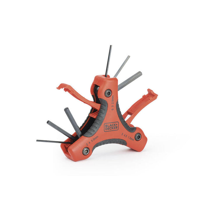 Juego 9 Llaves Hexagonales Mm Bdht0-71628 Black+Decker