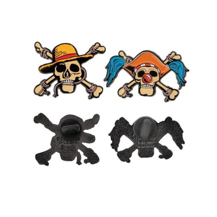 Juego De 2 Alfileres Luffy & Buggy