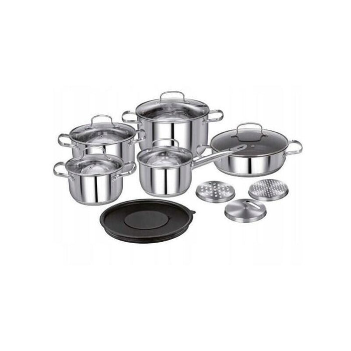 Juego De Batería De Cocina Smile De 14 Piezas Mgk-22 Con Tabla De Cortar