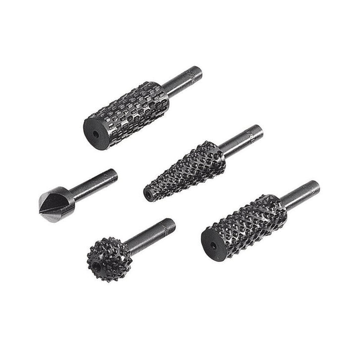 Juego De Escofina Y Avellanador De 5 Piezas 2540000 Wolfcraft