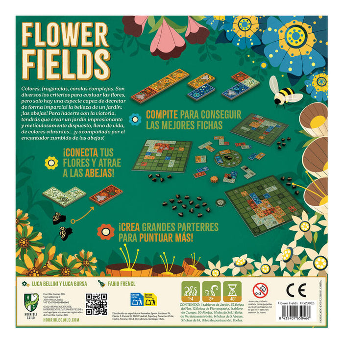 Juego De Mesa Flowers Fields
