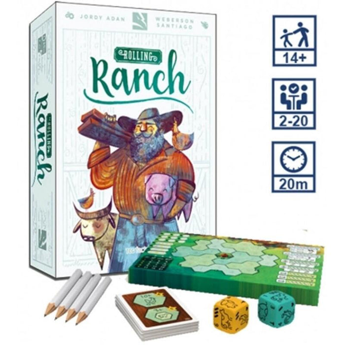 Juego De Mesa Rolling Ranch En Espaol