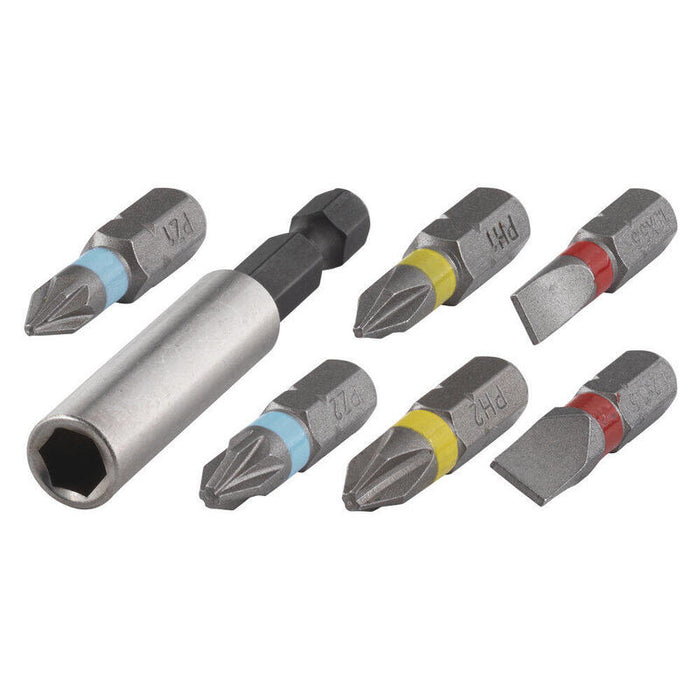 Juego De Puntas Solid, Con Portapuntas Magnético 2445000 Wolfcraft