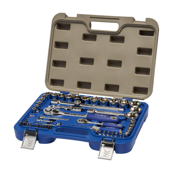 Juego De Vasos Hexagonales 1/2" (8-32mm) Y 1/4" (4-13mm), 58 Piezas 129-58-4 Irimo