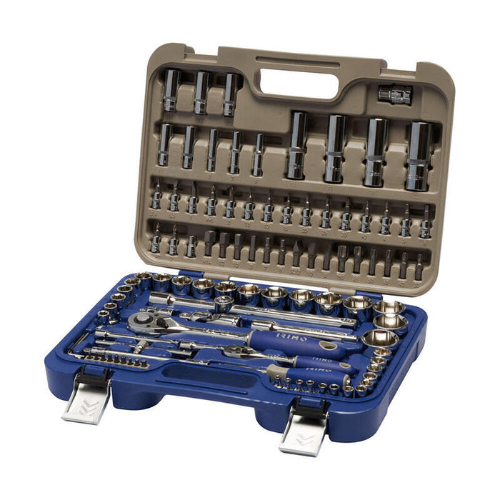 Juego De Vasos Hexagonales 1/2" Y 1/4", 101 Piezas 129-101-4 Irimo